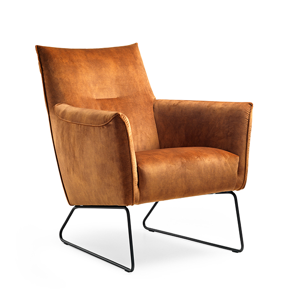 Fauteuils Dex fauteuil lage rug Mammoet Woongigant Base Fauteuil Cognac Living27's shop